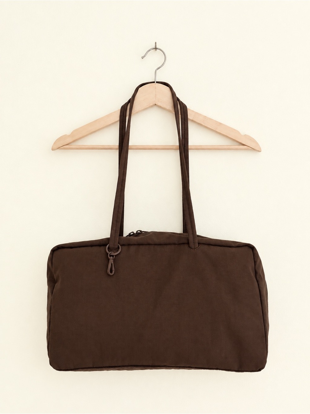 Baggu Nylon Bowler Bag in Coffee